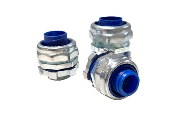 CONECTOR ALUMINIO RGAS P/FLEX 1 1/4 C/TUERCA
